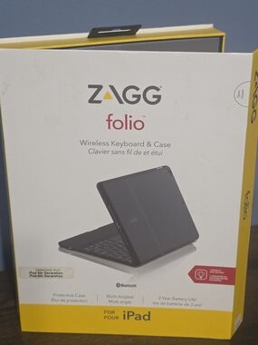 speck folio Wireless Keyboard & Case - Black and Yellow Accents